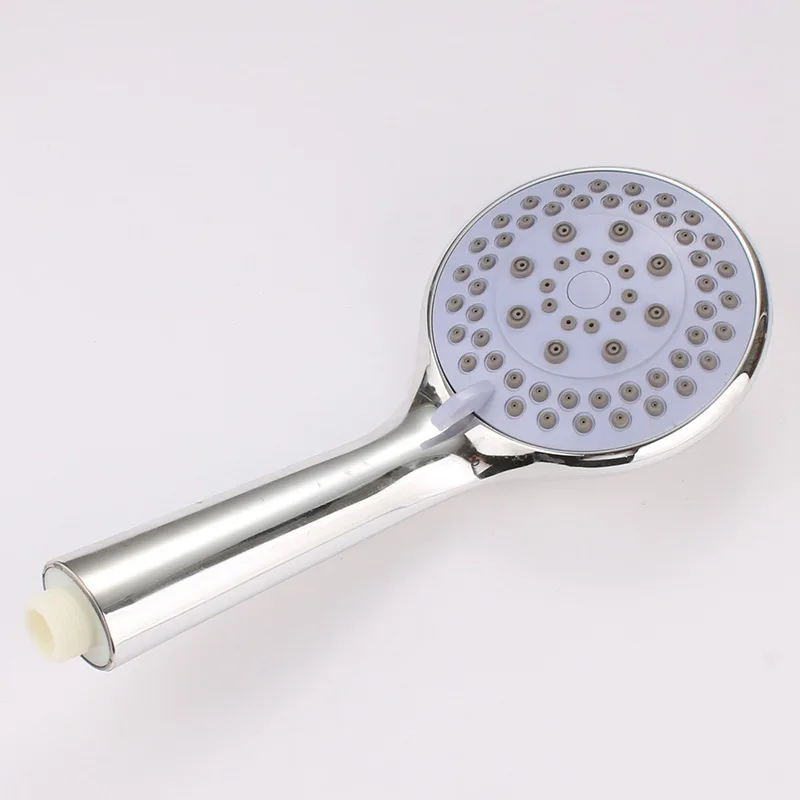 

10pcs Shower Heads Five-Function ABS Chrome Finish Bathroom Shower Water Saving High Pressure Round Shape Hand Shower