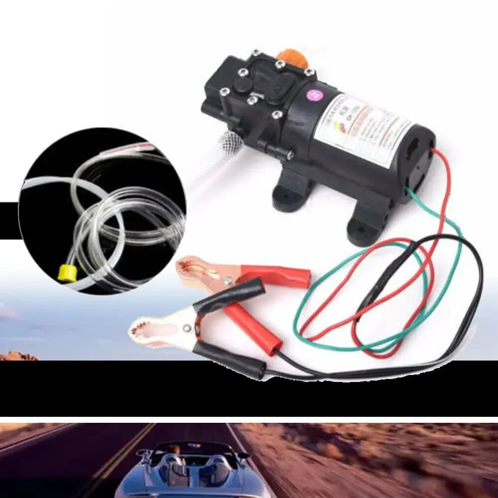 

60 Вт, 12 В, 5 л/мин, экстрактор масляной жидкости, автомобильный сифон для лодки, всасывающий вакуумный насос для перекачки, двигатель