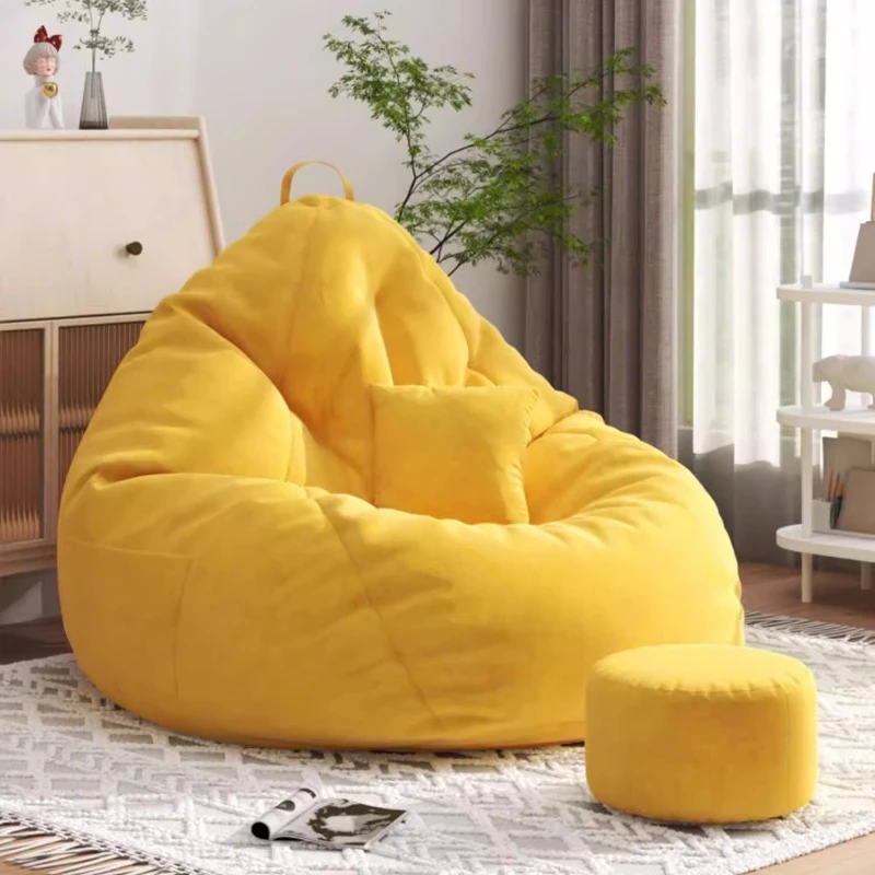 Individual Recliner Bean Bag Sofas Chaise Lounge Recamera With Sleep Bean Bag Sofas Modern Pouf Poltrona Nordic Furniture