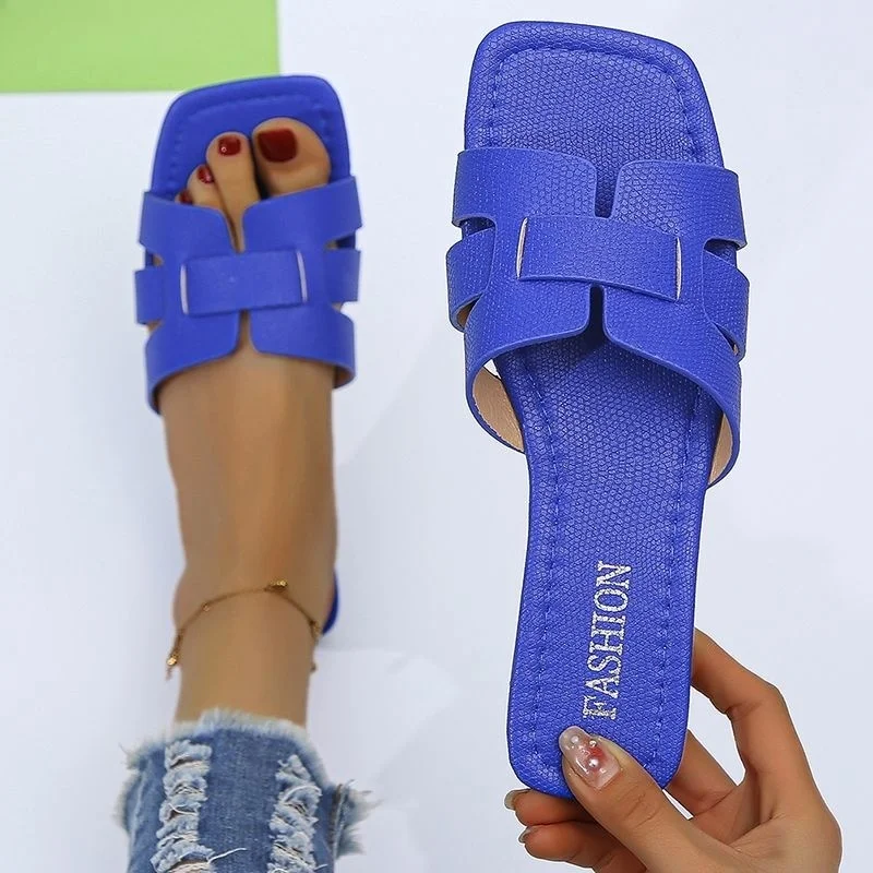 2023 Women’s Summer Slippers Flat Outdoor Beach Flip Flop Female Sandals Slides Shoes Woman Big Size Zapatos Mujer Sandalias