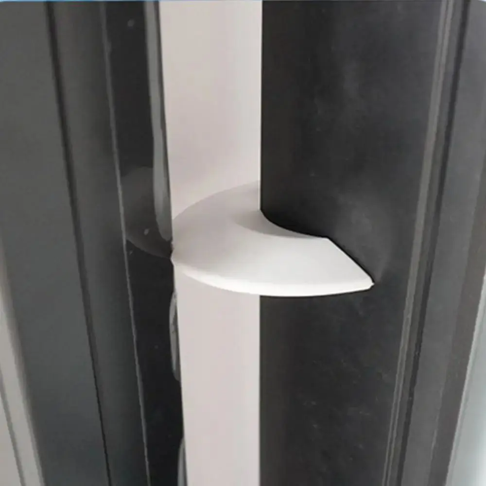 C-shaped Design Child Safety Door Stopper Silicone Anti-slip Strips Door Block Set Convenient Easy Installation