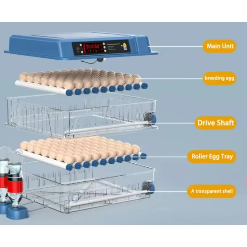 500 Chicken Fully Automatic Incubator Egg Incubators for Chickens