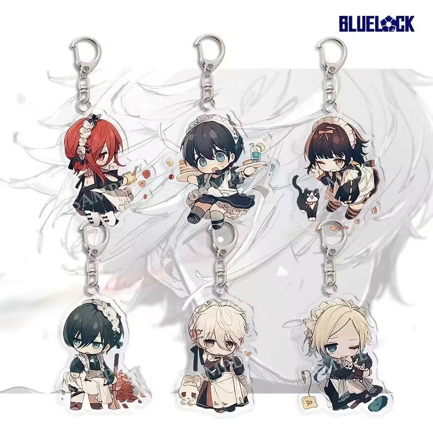 Costume da cameriera portachiavi "Blue Prison". Ciondolo "Jieshi Yifeng Lehui Qianqie Leopard Horse".