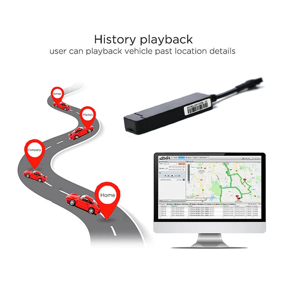 Micro mini espião localização com cartão sim 4g 2g veículo montado em tempo real rastreamento história reprodução dispositivo gps rastreador de caminhão para carro