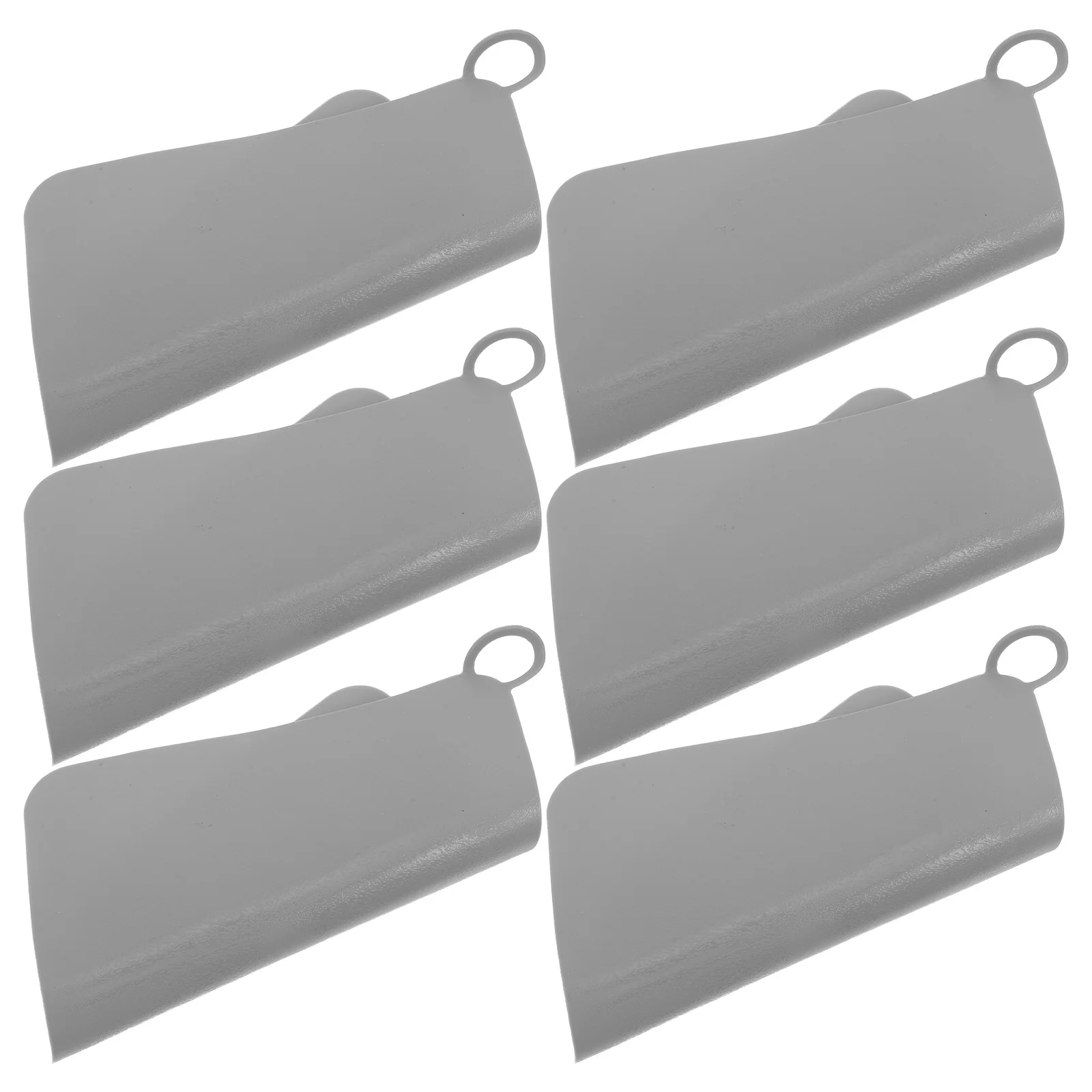 Tampon de vidange en Silicone gris, 6 pièces, 5.89x5.89, couvercle universel pour salle de bains, cuisine, buanderie, douche, sous-sol, évier, résistant aux odeurs