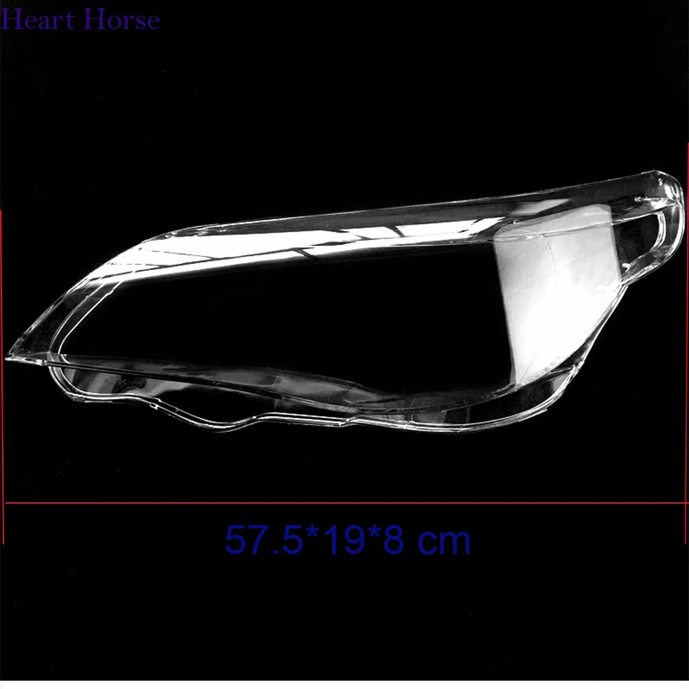 Headlight Glass Cover For BMW  E60 E61 5 Series 520 523 525 530i Lampshade Cover Headlamp Lamp Plexigla Shell Lens 2004-2010