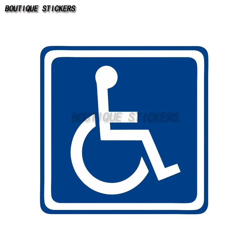 

Fashionable Disabled Person Logo Disabled Person Mobile Parking Car Sticker Car External Accessories Waterproof PVC Sticker