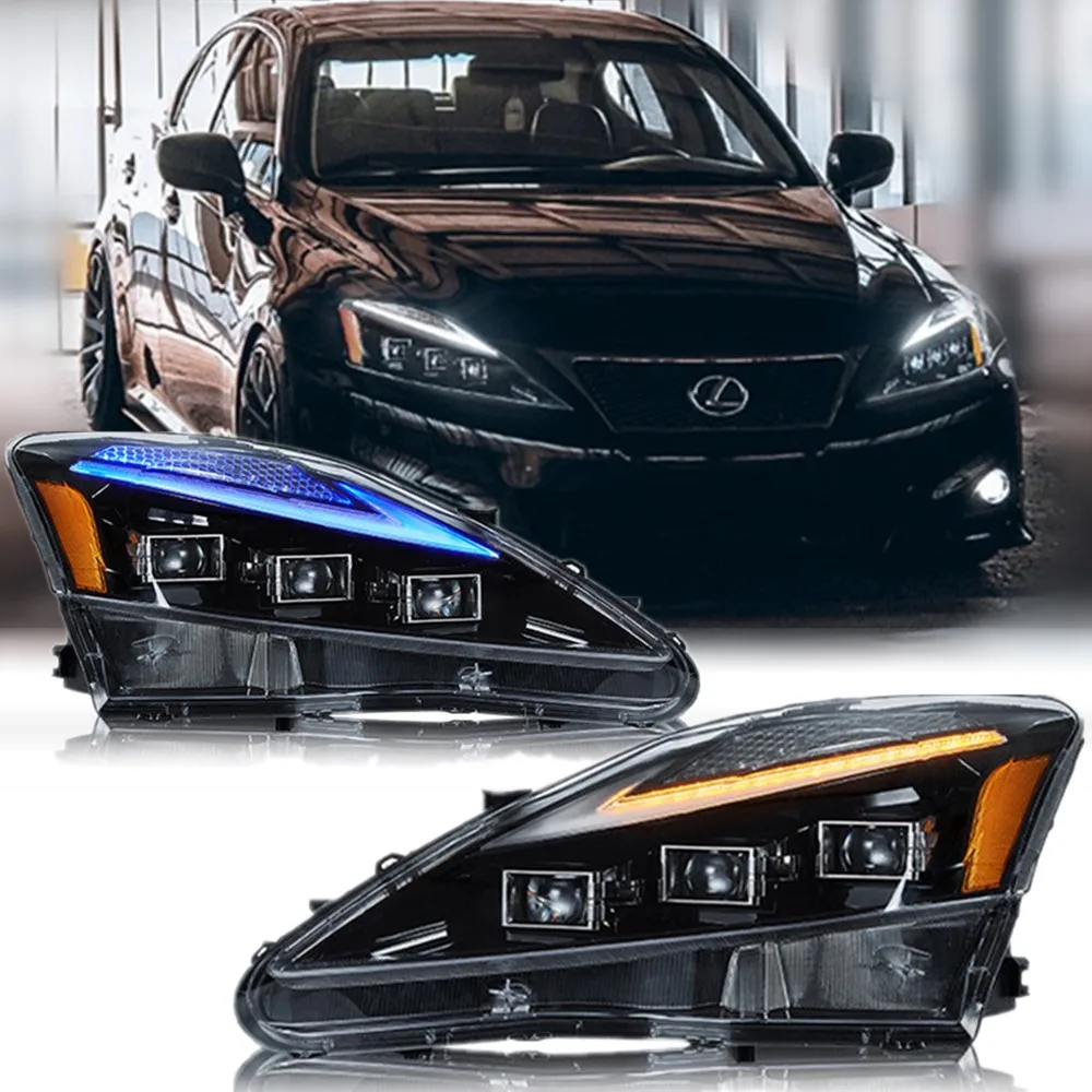 

Новые автомобильные полностью светодиодные фары для Lexus IS250 IS 220d IS350 2006-2013 IS F Base Sedan 4-дверные аксессуары 2008-2015 гг.