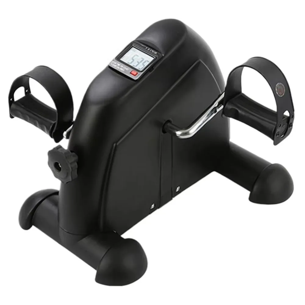 Multi-Function Mini Exercise Bike LCD Screen Display Adjustable Resistance Pedal Trainer Foot Cycle Motorized Pedal Exerciser