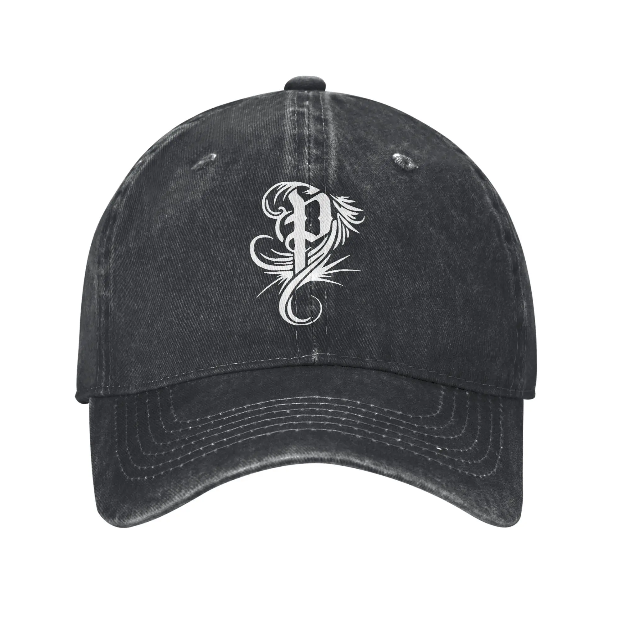 

Vintage Polyphia HD Logo Baseball Cap for Men Women Distressed Denim Snapback Hat Outdoor Running Golf Adjustable Caps Hat