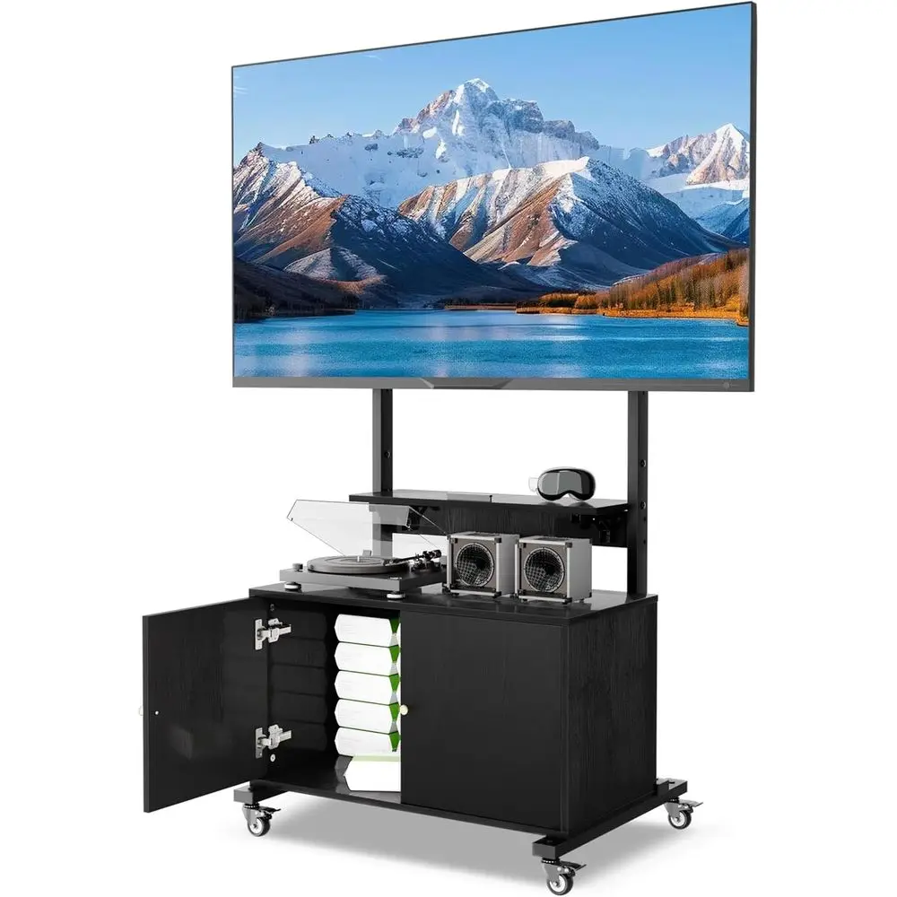 Rolling Tv Stand Wi…