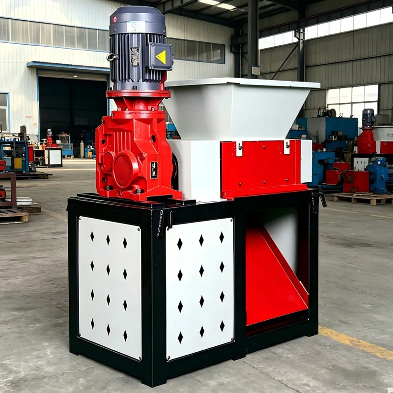 

Double Shaft Wire Shredder For Waste Wires And Cables 200KG Capacity Motor & Bearing Equipped