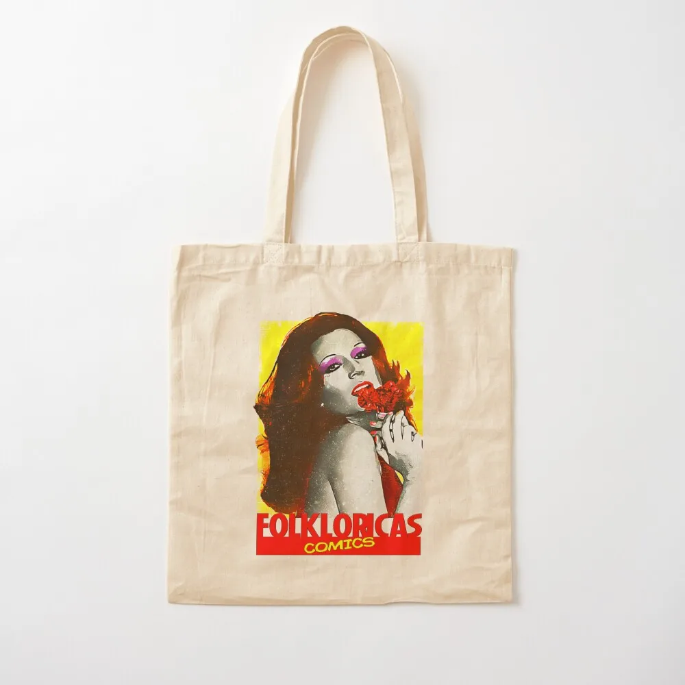 R.J. The Greatest in Vintage Folkloricas Comics Tote Bag Shopper handbag reusable shopping bag