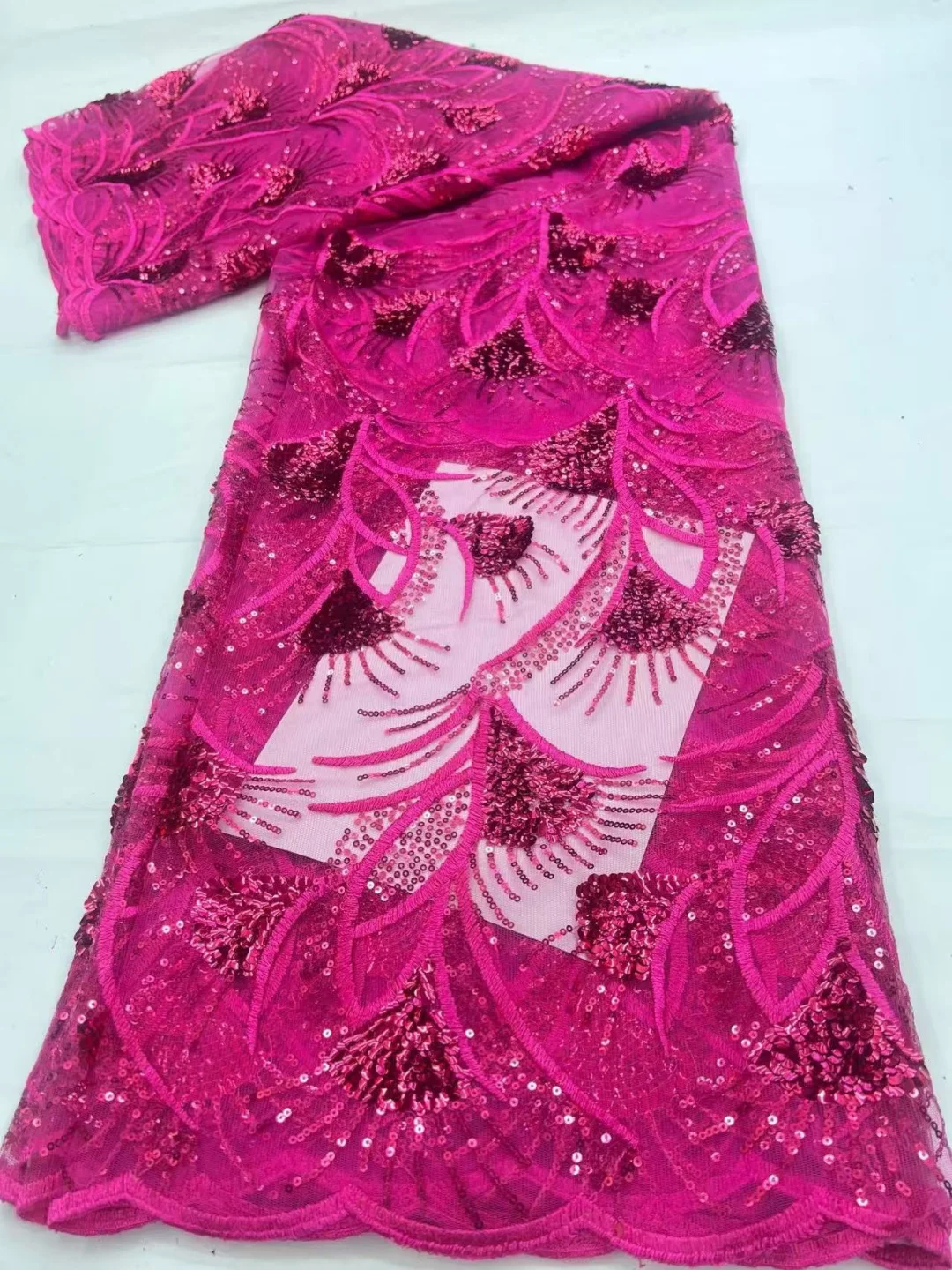 luxury-purple-2026-african-sequins-beads-lace-fabric-5-yards-high-quality-french-mesh-tulle-embroidery-wedding-bridal-lace