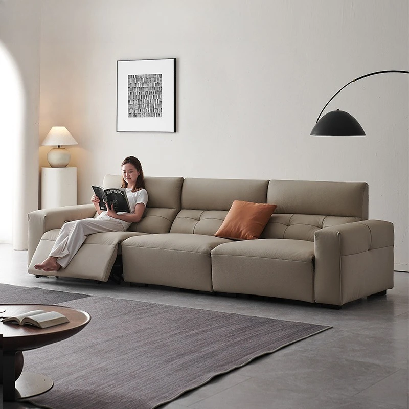 Intelligentes elektrisches Freizeitsofa aus Leder