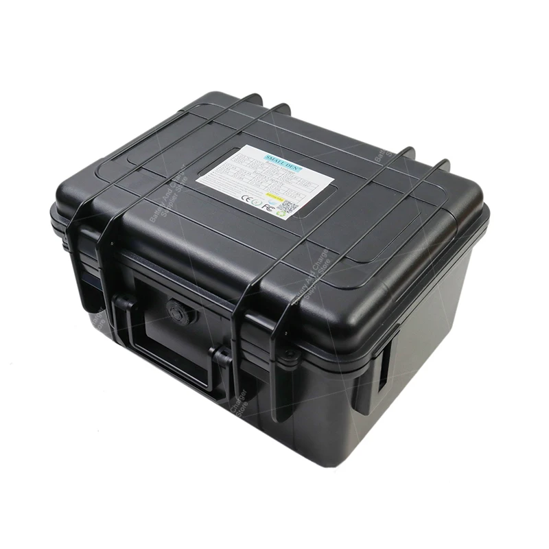 Portable Suitcase LiFePO4 Battery 12.8V 80Ah 100Ah 120Ah 150Ah, 1200W for Motor & Inverter, Plug and Play for E-Boat Camper