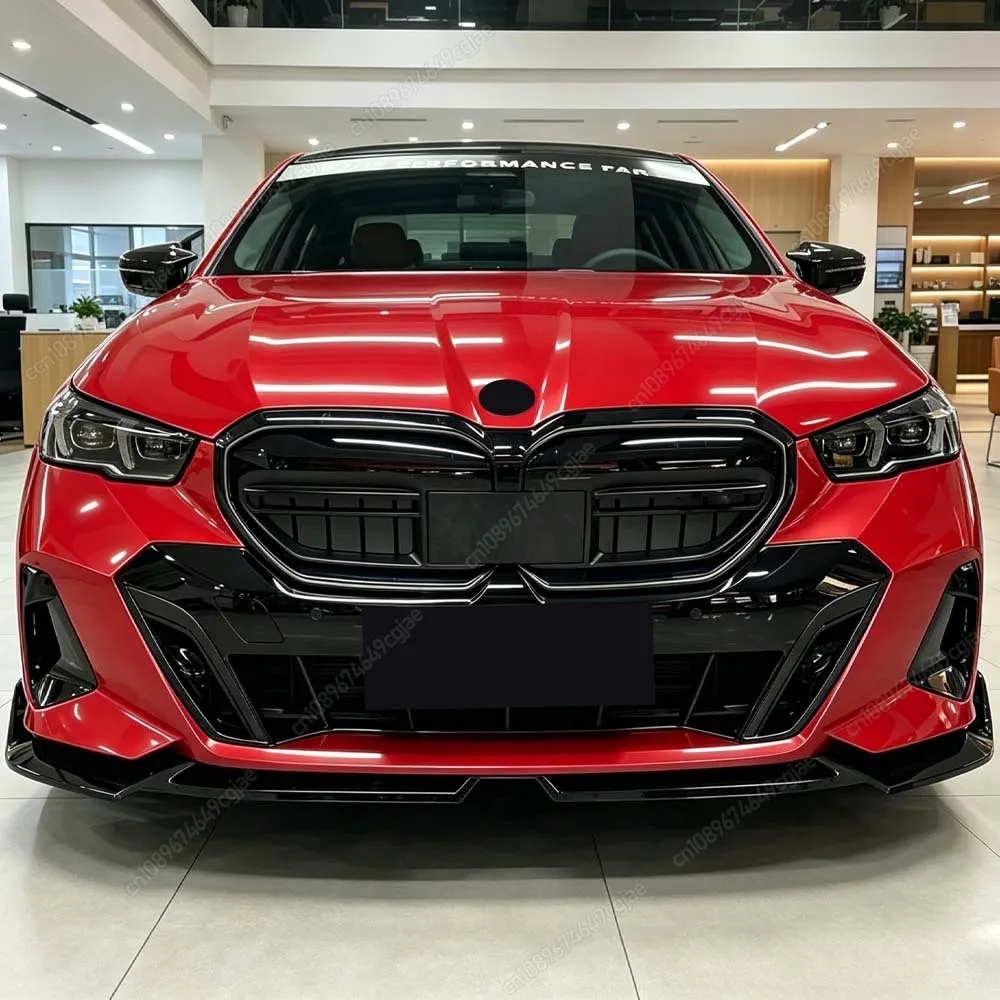 

Front Bumper Lip Spoiler MP Style Splitter Diffuser Body Kit For BMW G60 G61 520d 520i 530e 550e i5 M60 M-Sport 2023-2025 Tuning