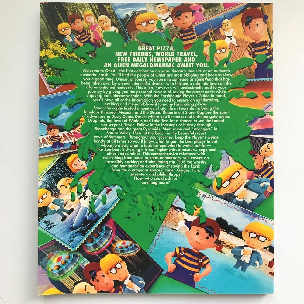 Player guide for earthbound english language A4 size