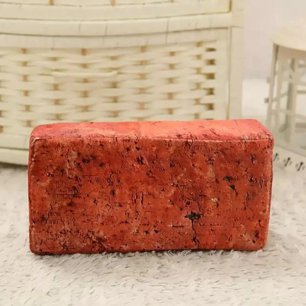 Simulation Red Brick Pillow Brick Solid Brick Hollow Wood Block Ornaments Block Pillow Office Nap Rest Sponge Cushion