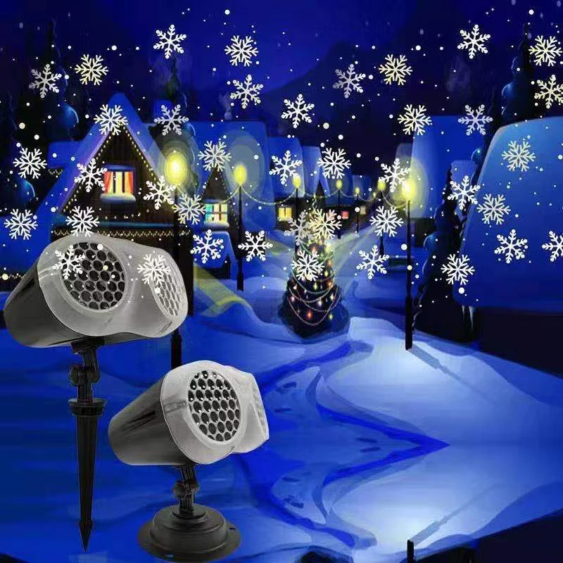 

Christmas Projector Lights Made Of High-Quality ABS, PC Materials For Halloween Xmas Party Wedding Garden Landscape Decoration