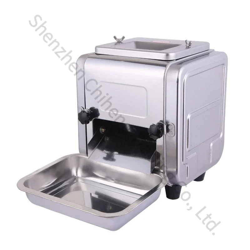 

750W Meat Slicer Commercial Meat Cutter Stainless Steel Meat Cutting Slicing 3/2.5/5/7mm Thickness