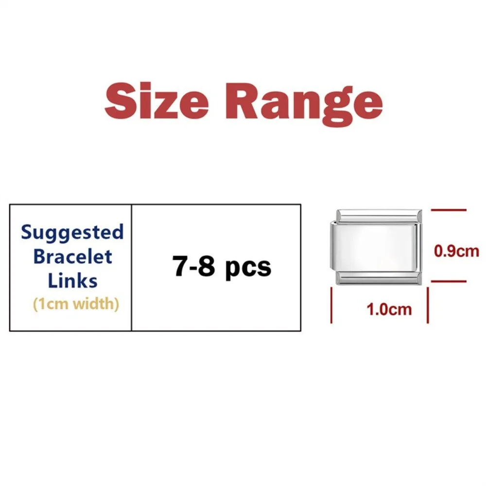 Ювелирные изделия «сделай сам», 9 мм, итальянский модульный браслет, звенья, бусины из нержавеющей стали, ювелирные изделия «сделай сам», модульный дизайн, подвеска для собаки, семейный подарок