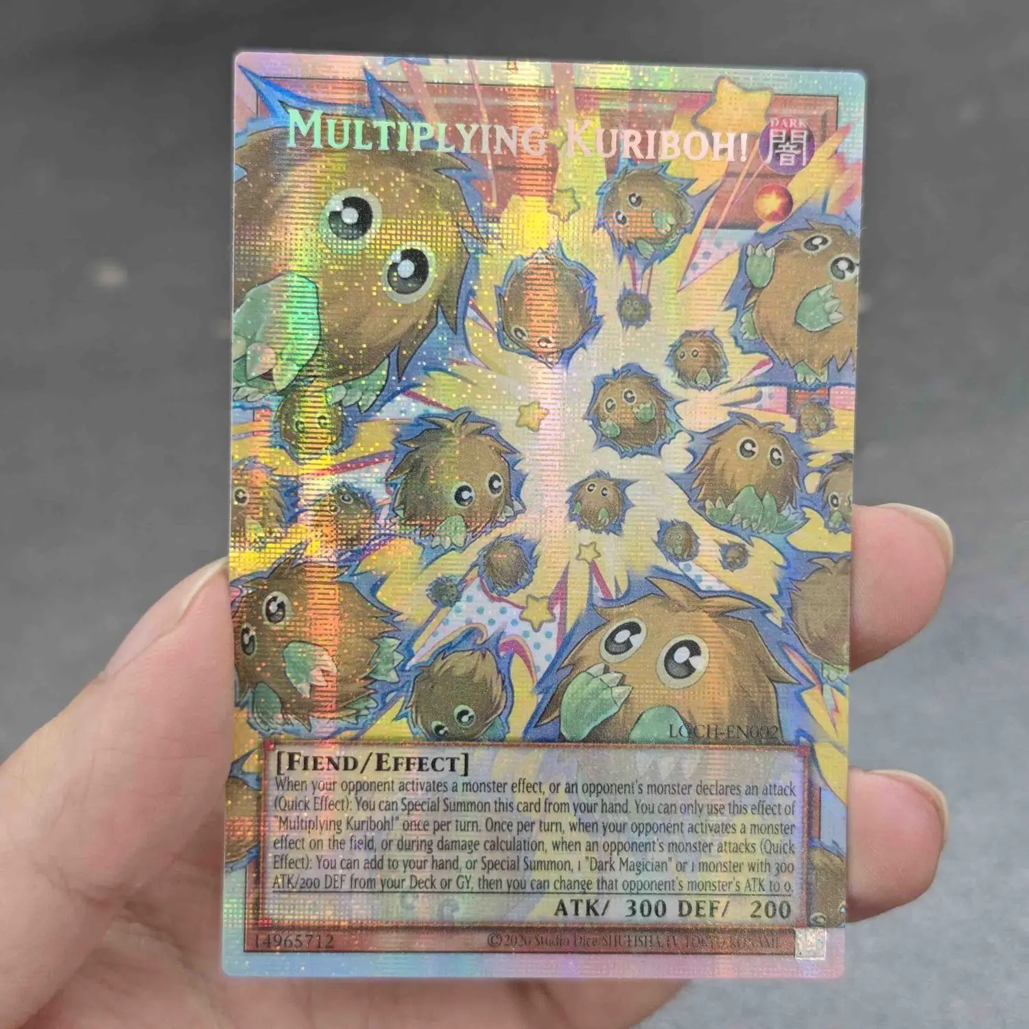 Yu-Gi-Oh! Multiplying Kuriboh! Diy English GMR-OF Limited Edition Card Japanese LOCH PSER/N Game Universal Collection Card Gift