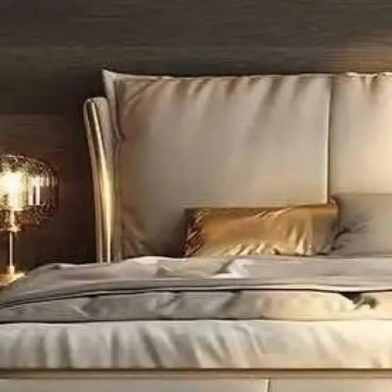 

Каркас Водонепроницаемая Кровать Бежевая Принцесса Современный Дизайнер Спальня Двуспальная Кровать Полноразмерная Мебель Queen Camas De Dormitorio