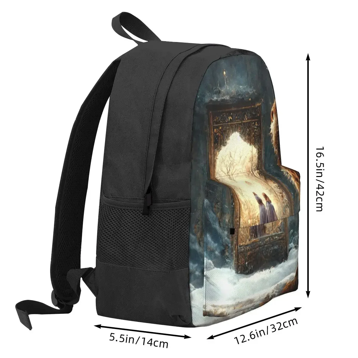 Lion, Witch And Wardrobe Backpacks Boys Girls Bookbag Students School Bags Cartoon Kids Rucksack Travel Rucksack Shoulder Bag