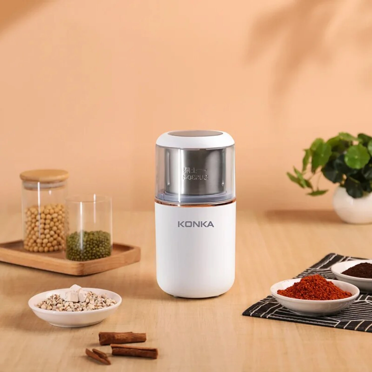 

NEW Efficient, compact, and convenient manual coffee bean grinder for rich and powerful finely powdered coffee flavor - perfect