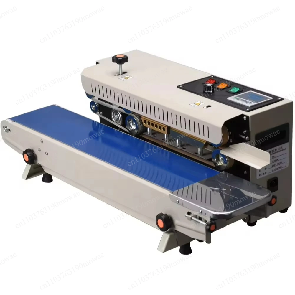 FR-900 Continuous Bag Sealing Machine Horizontal Continuous Aluminum Electric Heat Sealing Machine