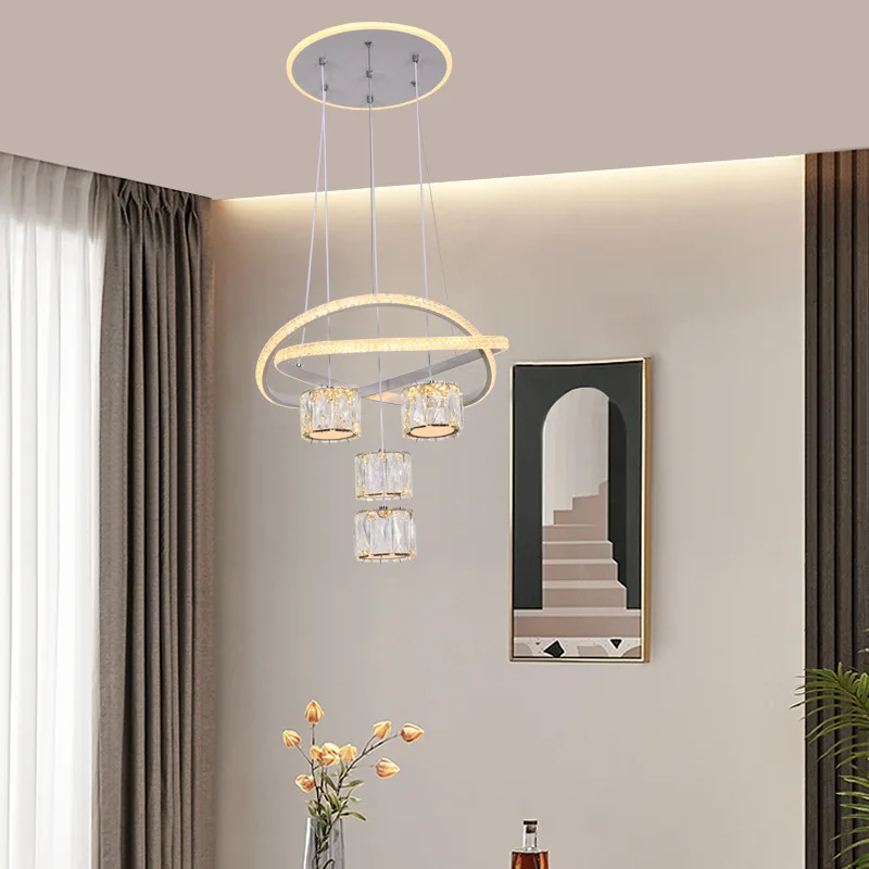 

Popular crystal lamp light luxury high-end dining room chandelier indoor household living room chandelier bedroom lighting