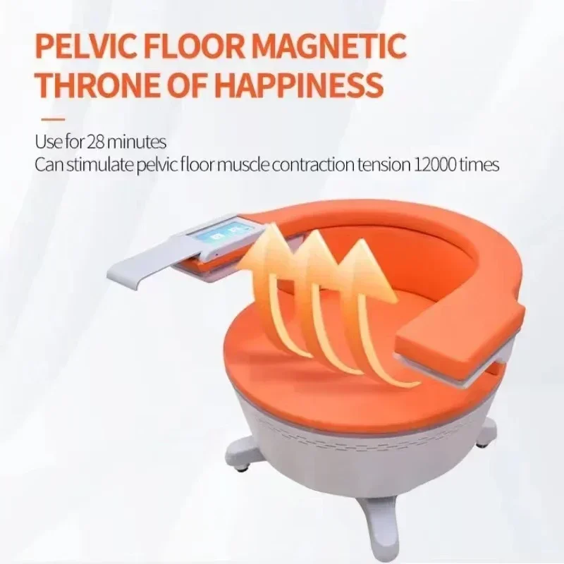 Silla de tratamiento de reparación posparto para mujer, estimulador de suelo pélvico femenino, reparación compacta, Emslim mejorada, belleza mejorada