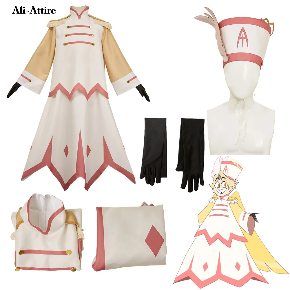 TV Hell Inn Cosplay Abel تنورة قبعة ملابس للرجال والنساء الكبار حفلة تمويه لعب الأدوار زي الهالوين كرنفال الزي الدعاوى #1