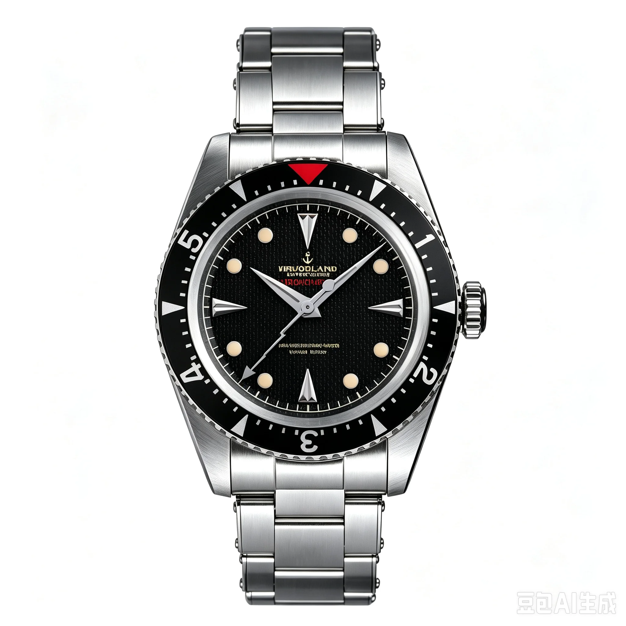 Hruodland Men Vintage Diver Automatic Mechanical Watch 38.5mm Sapphire Bubble Mirror C3 Retro Luminous 200M Diving Wrist Watch