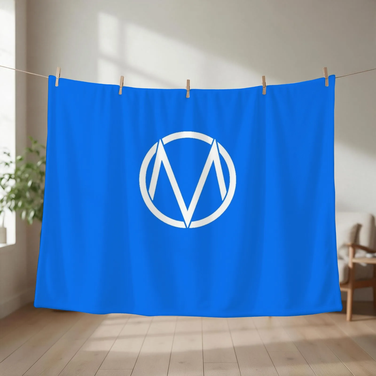 The Maine - Band Logo White T-Shirt Throw Blanket Hair Baby Hairy blankets and throws Blankets
