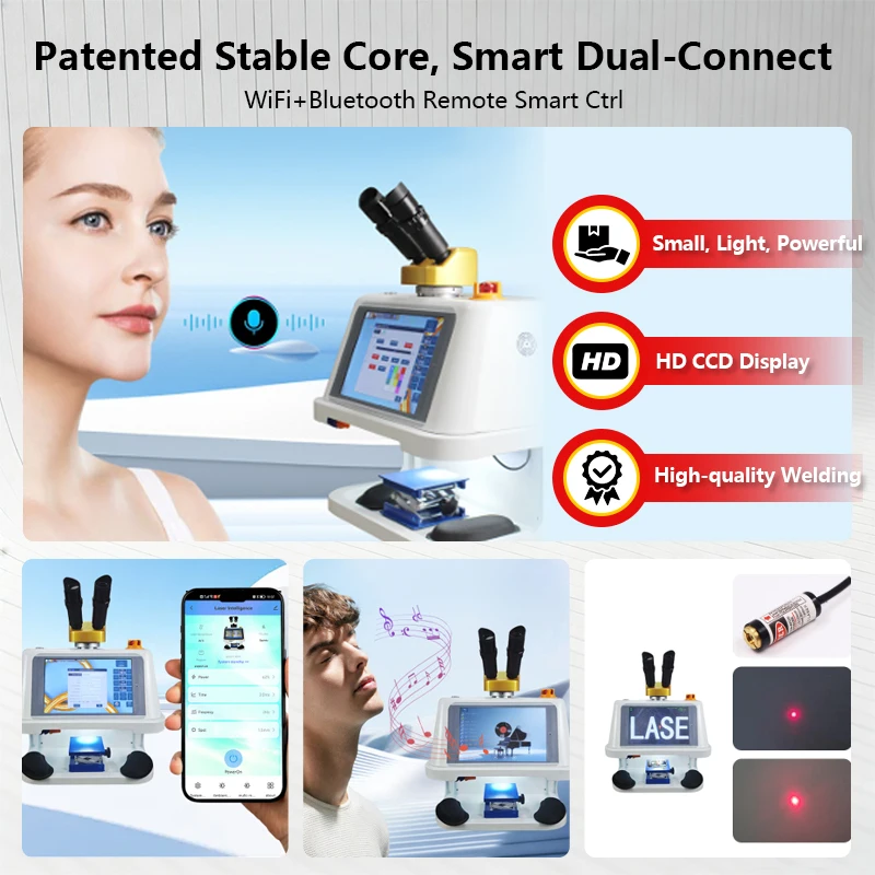 Maxwave 230W+ YAG Laser Welding Machine for Jewelry, Metal, and Electronics with Touch Screen and High Power Control