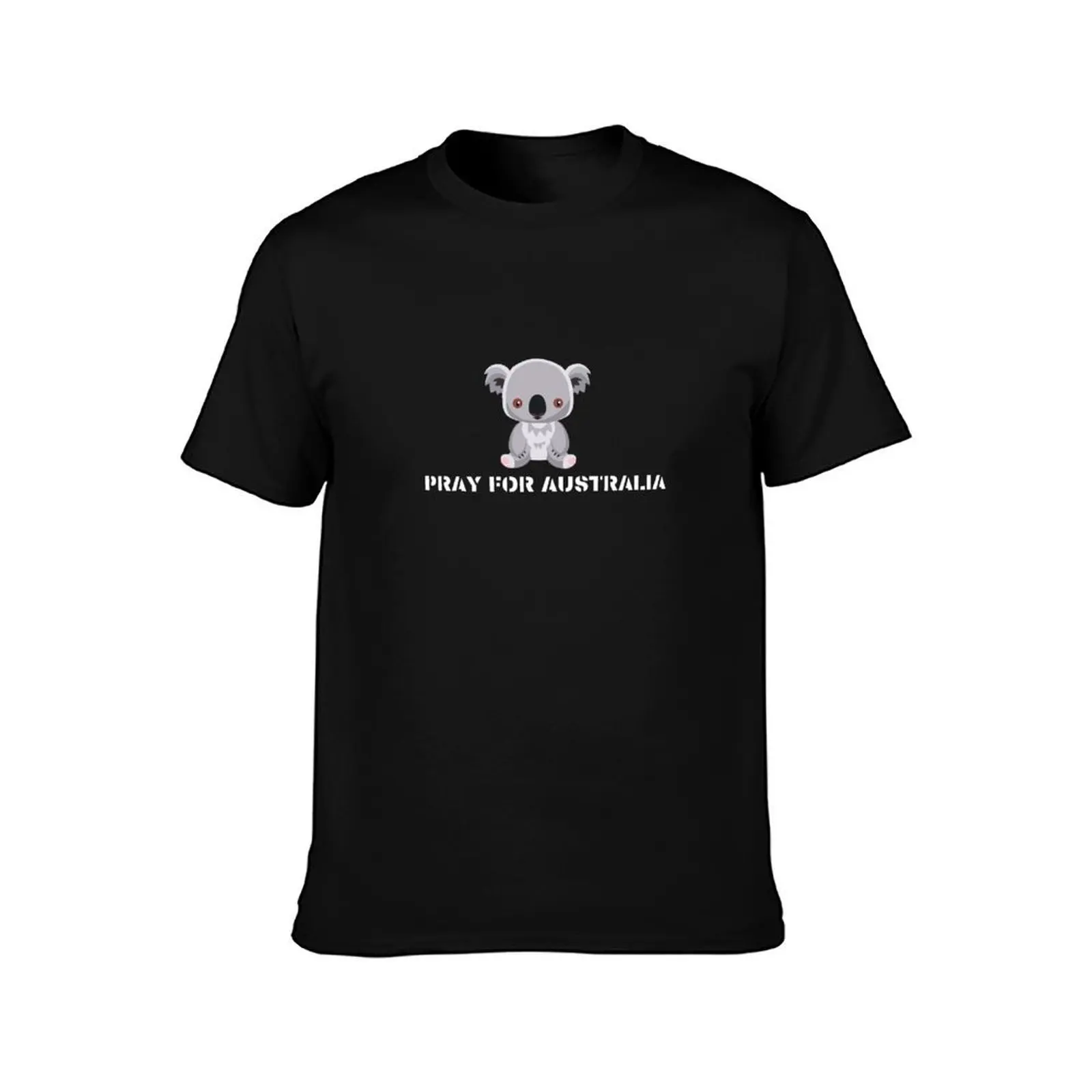 Koala - Pray for Australia T-Shirt Plus Size Non-Shrink T-Shirt