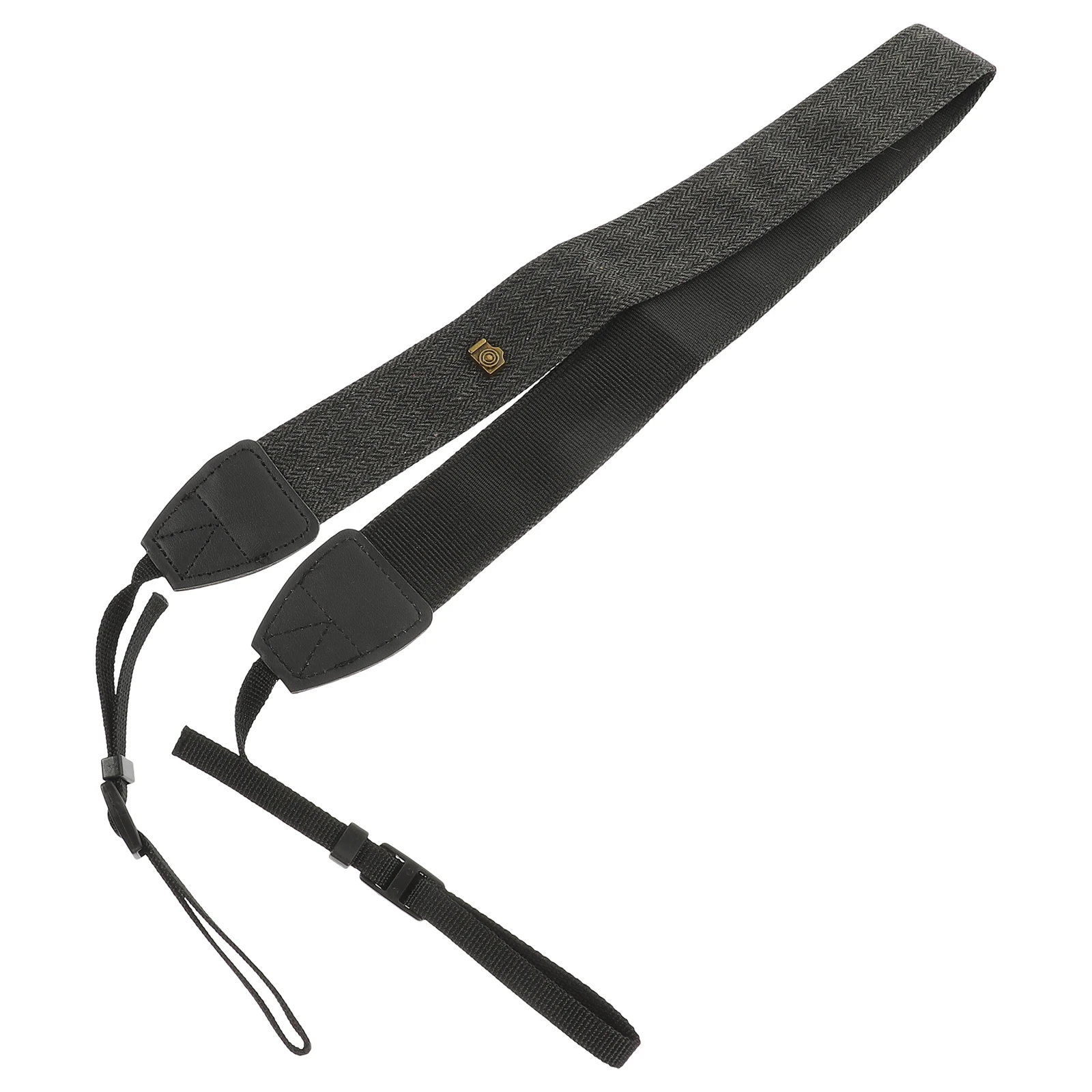 

Shoulder Camera Shoulder Strap Soft Cotton Adjustable Length Gray Vintage Style DSLR Mirrorless Camera Accessories