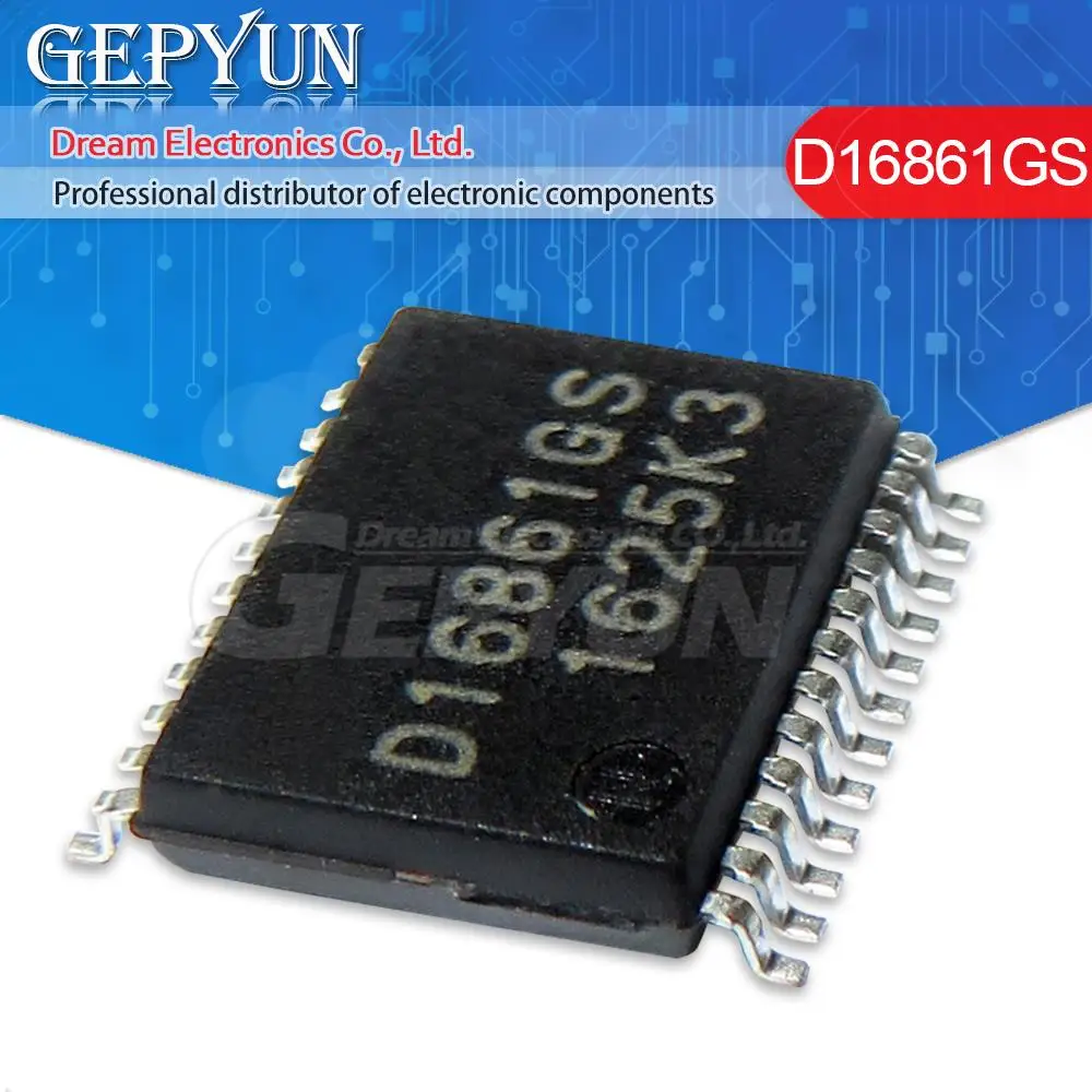 1PCS D16861GS SSOP-24 D16861 SOP 16861GS SMD  In Stock