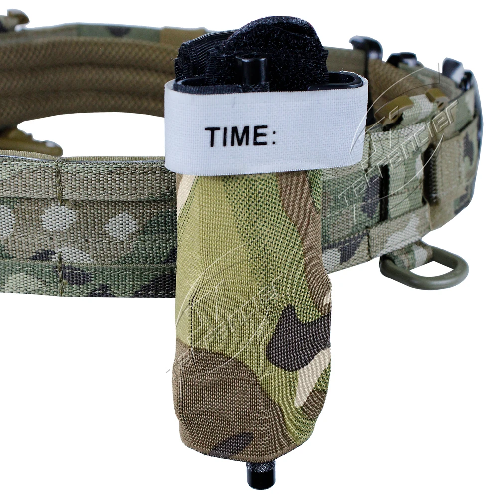 

Tactical Tourniquet Sleeve Pouch MOLLE TQ Holder Elastic Belt Mounted Tourniquet Halter Battle Belt Hunting Vest Accessories