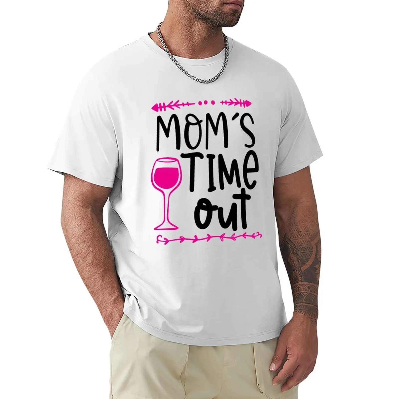 moms time out T-Shirt vintage clothes korean fashion men clothes