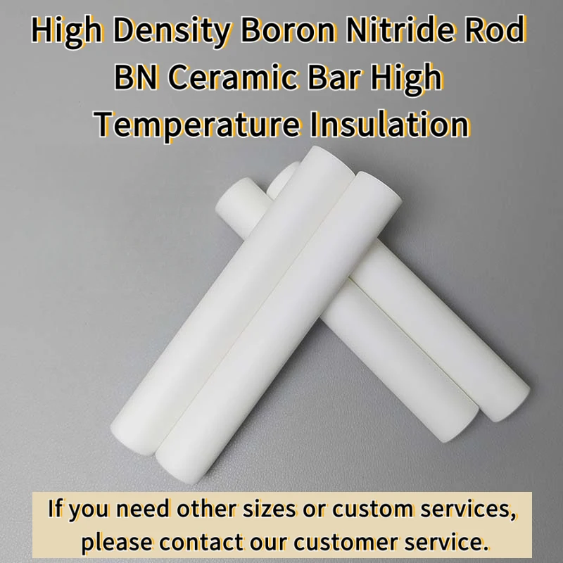 High Density Boron Nitride Rod BN Ceramic Bar High Temperature Insulation Lab Industrial Equipment