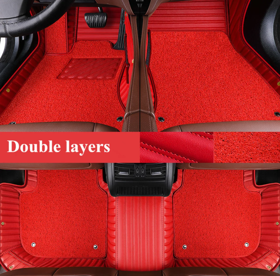 

Специальные автомобильные коврики на заказ для Audi SQ8 2026-2020, двухслойные ковры лучшего качества для SQ8 2025