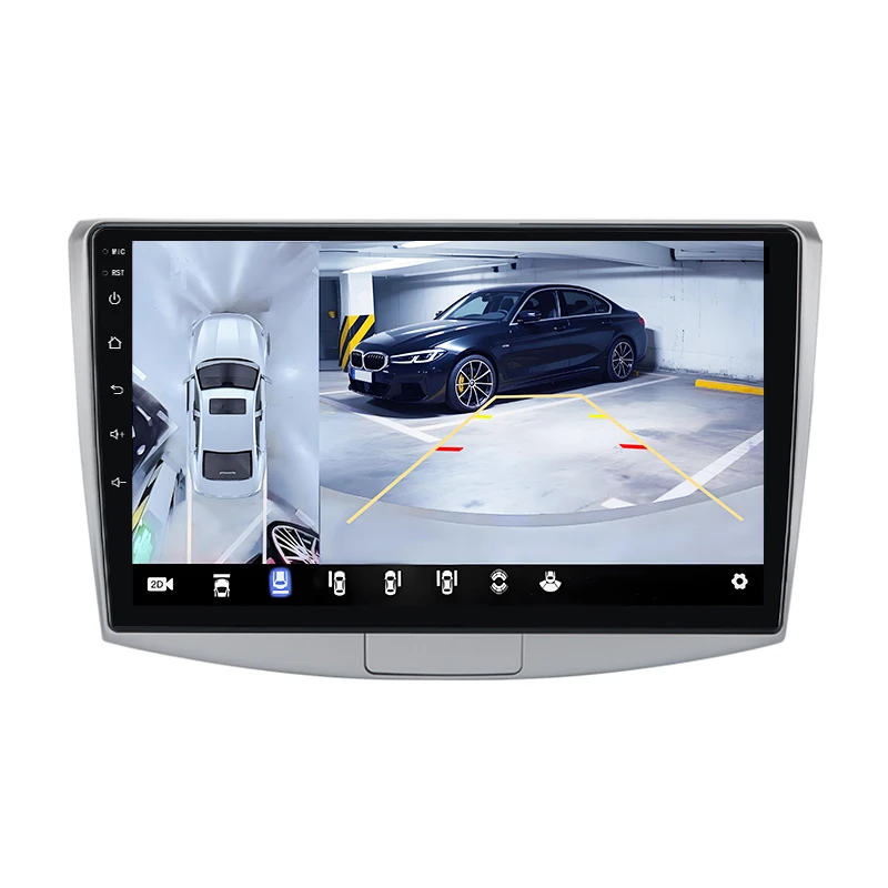 Radio samochodowe Junsun 8Core z kamerą 360 do VW Passat B6 B7 CC 2010-2015, bezprzewodowy CarPlay, Android Auto, stereo, GPS Navi, RDS, WIFI, 4G-LTE — 2