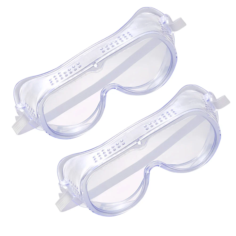 Drinking Glasses Chemical Goggles Dustproof Transparent Anti-fog White