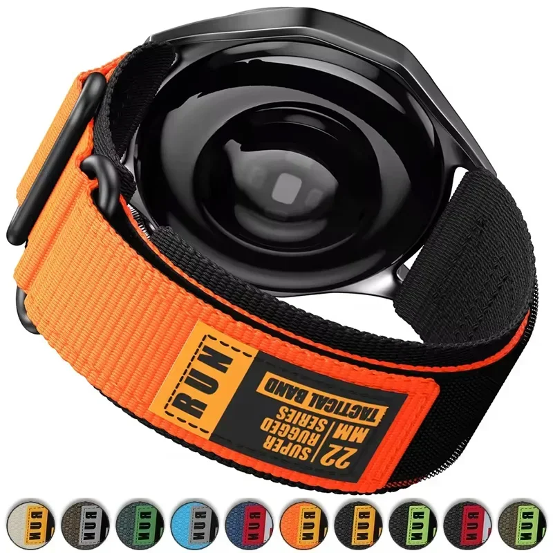 20 22mm Nylon-Uhrenarmband für Watch GT6 GT5 GT4 46mm Armband für Huawei Watch 5Pro 4 Pro GT3 GT2 GT 3 2 Pro 46mm Uhrenband