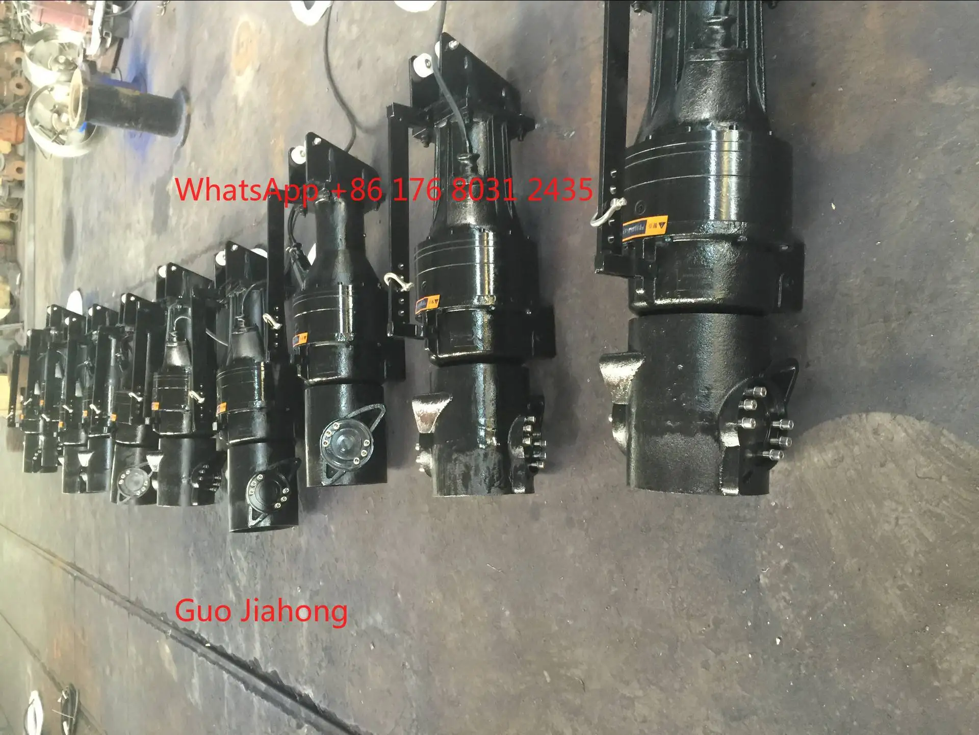 Polyurethane low speed thruster QJB type submersible thrust mixer