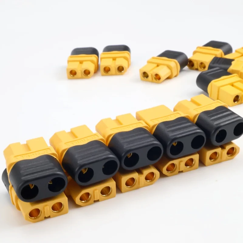 XT60H (XT60 Upgrade) Male Female Bullet Connectors Power Plugs with Sheath for Lipo Battery RC Planes Cars 5/10Pair