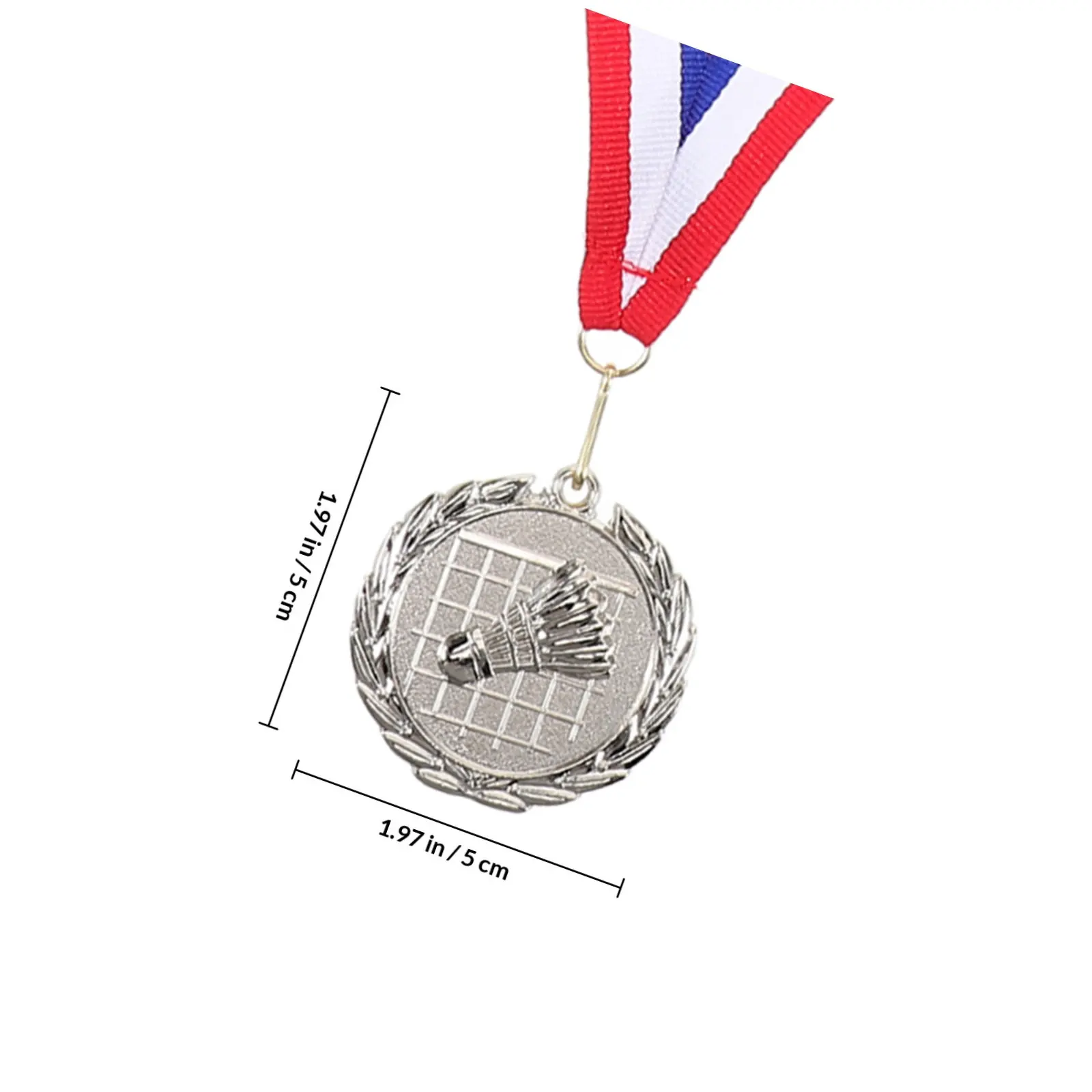 Badminton Competition Award Medals Zinc Alloy Elegant Design Longlasting Sports Awards Medals for School Tournaments Events